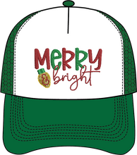 Load image into Gallery viewer, MERRY & BRIGHT HAT