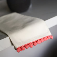Load image into Gallery viewer, HOME ISN&#39;T A PLACE - PINK POM TOWEL