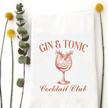 Load image into Gallery viewer, GIN & TONIC COCKTAIL CLUB - TEA TOWEL