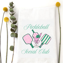 Load image into Gallery viewer, PICKLEBALL SOCIAL CLUB - TEA TOWEL
