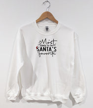 Load image into Gallery viewer, MOST LIKELY TO BE SANTA'S FAVORITE - FAMILY APPAREL