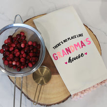 Load image into Gallery viewer, NO PLACE LIKE GRANDMA'S - PINK POM TOWEL