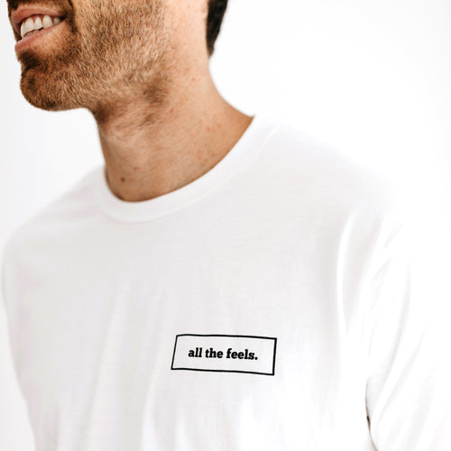 ALL THE FEELS (on pocket) - UNISEX ADULT SHIRT