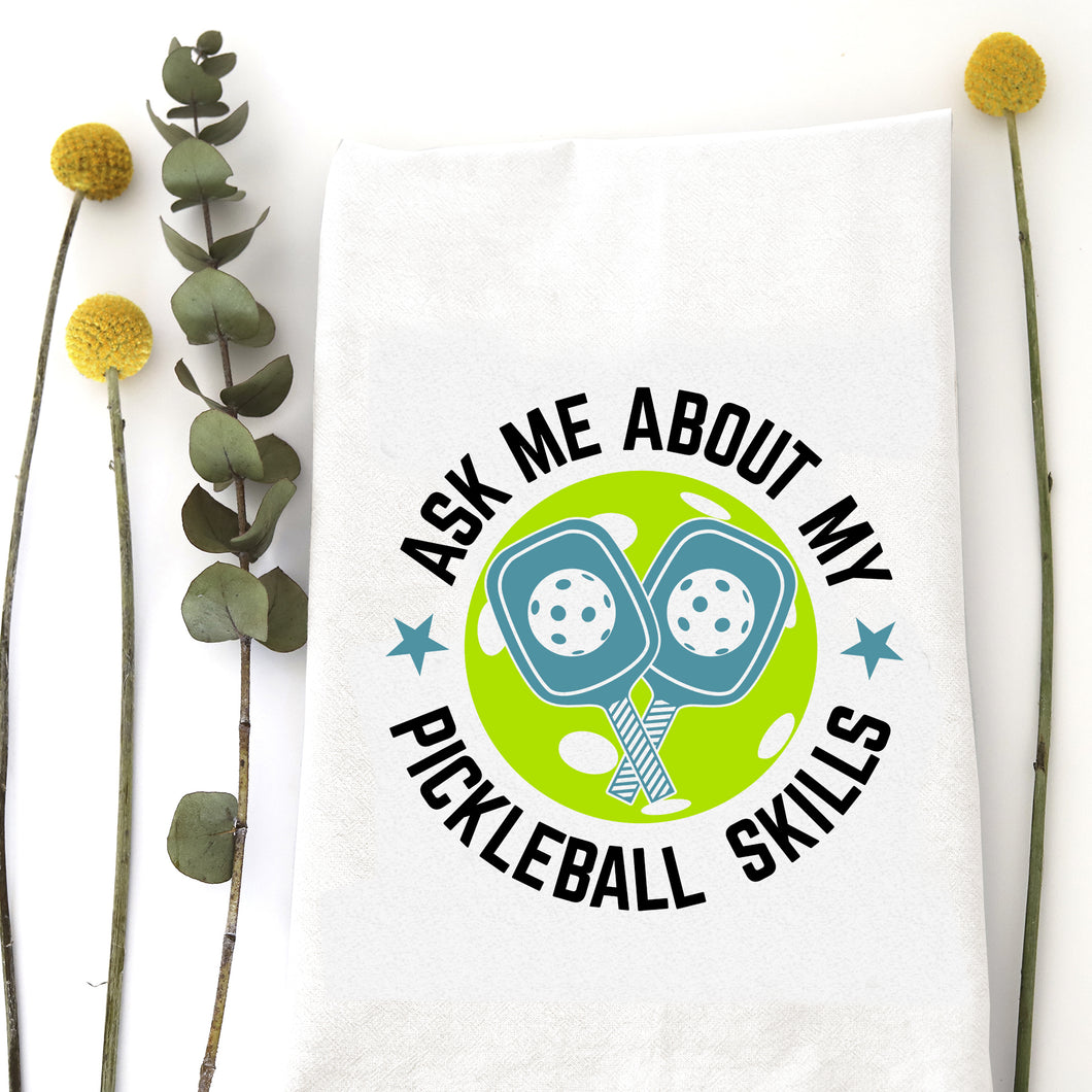 PICKLEBALL SKILLS - TEA TOWEL