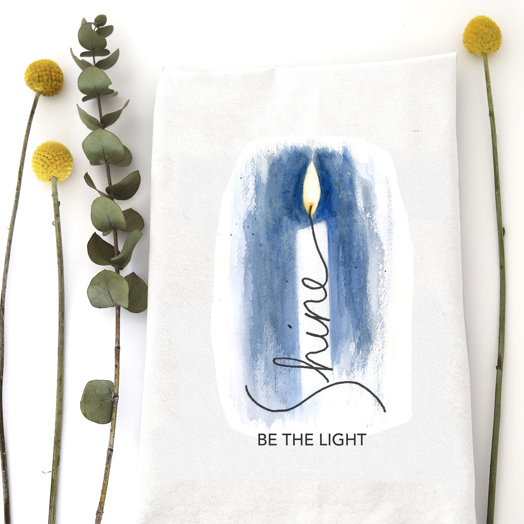 BE THE LIGHT - TEA TOWEL