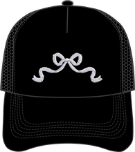 Load image into Gallery viewer, BLACK COQUETTE HAT