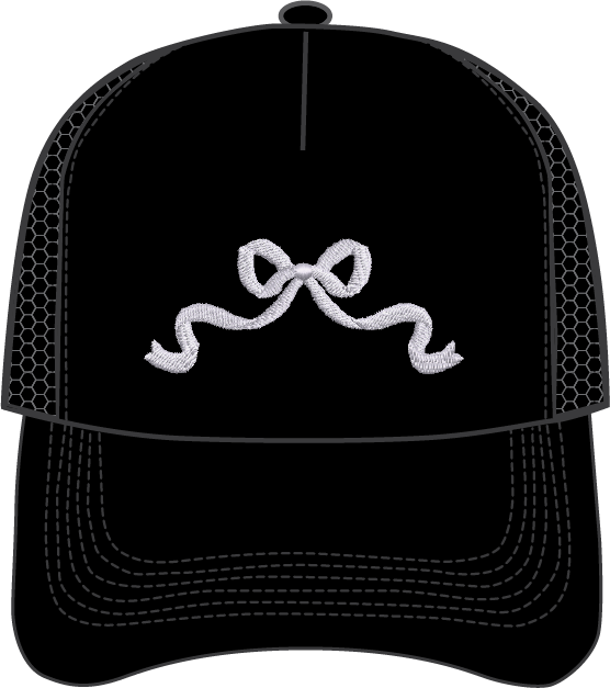 BLACK COQUETTE HAT