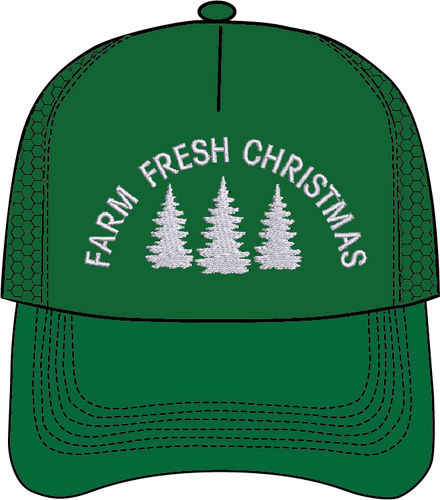 FARM FRESH CHRISTMAS TREES HAT
