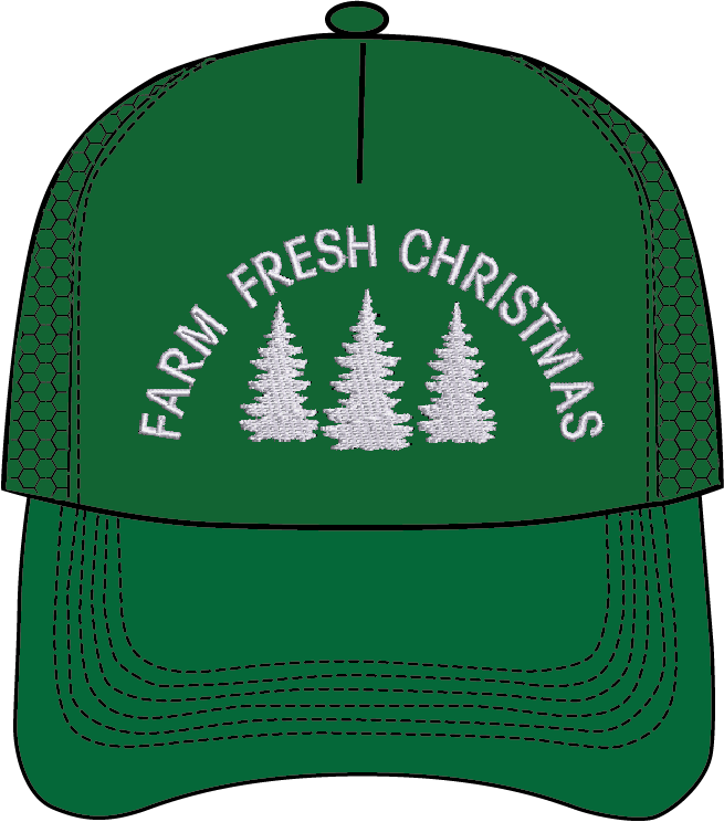 FARM FRESH CHRISTMAS TREES HAT