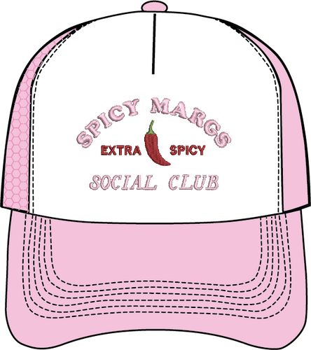 EXTRA SPICY MARGS SOCIAL CLUB HAT PINK