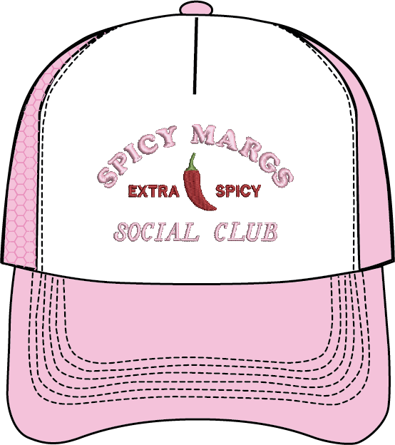 EXTRA SPICY MARGS SOCIAL CLUB HAT PINK