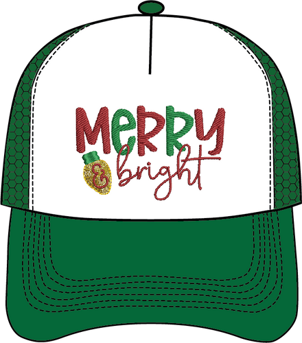 MERRY & BRIGHT HAT