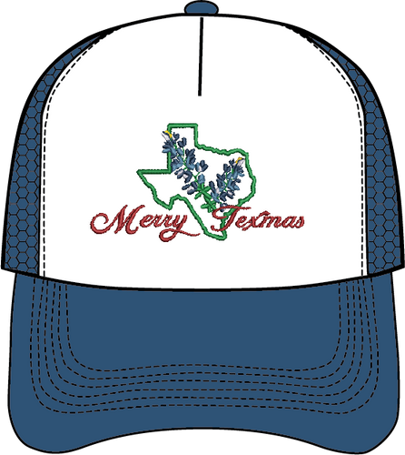 MERRY TEXMAS BLUEBONNET STATE HAT