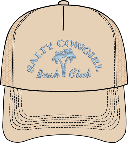 SALTY COWGIRL BEACH CLUB HAT