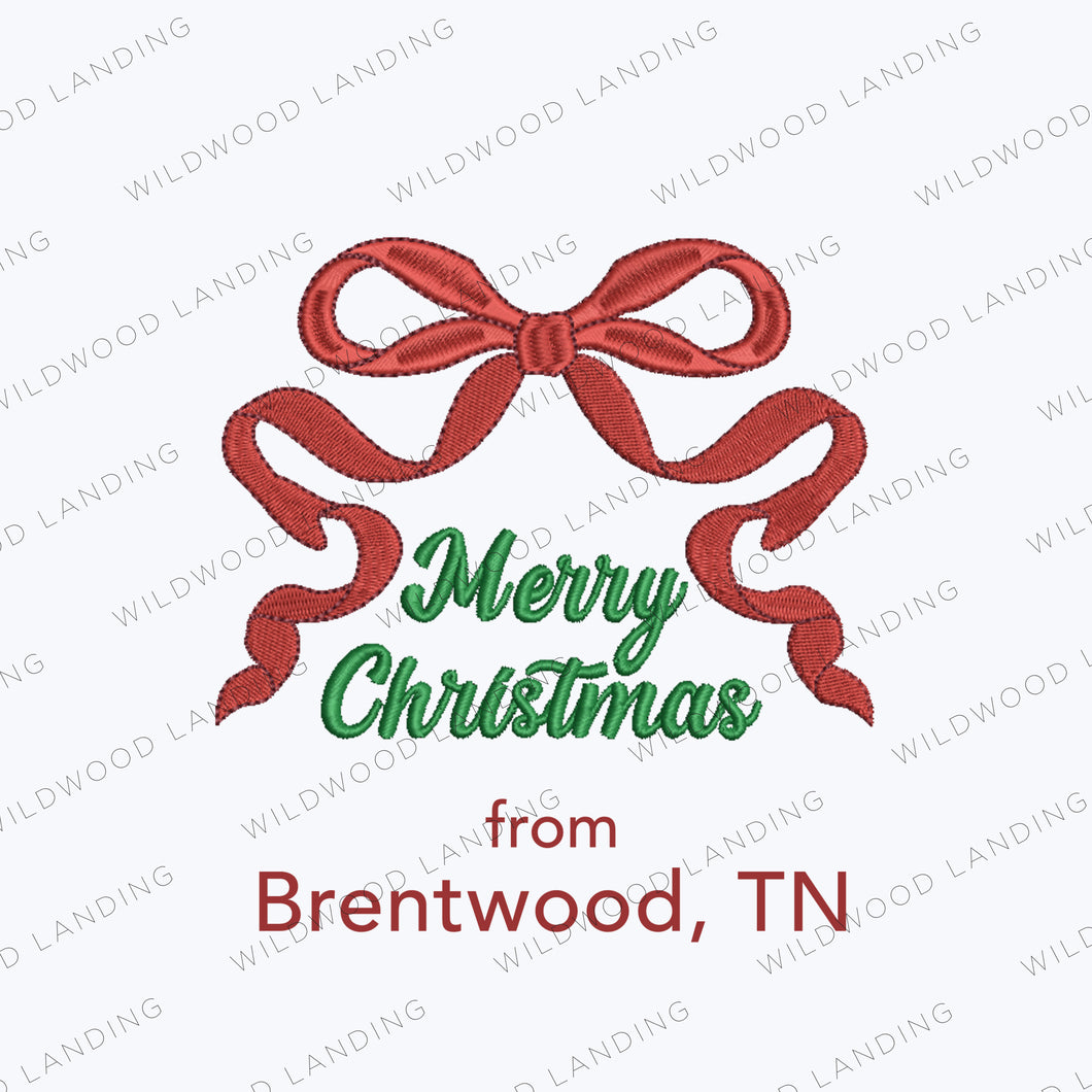 CD-560-EMB: MERRY CHRISTMAS RIBBON