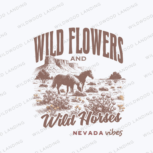 CD-620: WILD FLOWERS & HORSES
