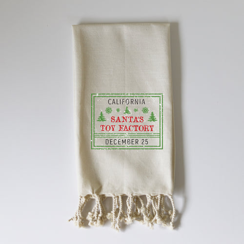 SANTA FACTORY (custom) - FRINGE TOWEL