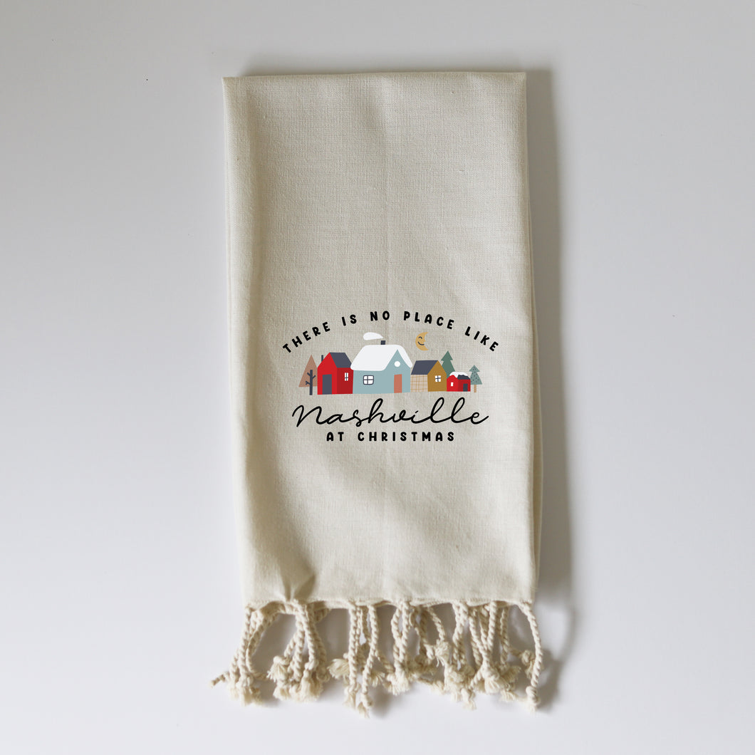 NO PLACE TOWNSCAPE (custom) - FRINGE TOWEL
