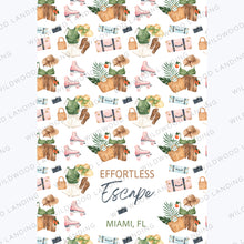 Load image into Gallery viewer, EFFORTLESS ESCAPE (custom) MICROFIBER - MIDI TOWEL