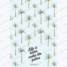 Load image into Gallery viewer, UNDER THE PALMS (custom) MICROFIBER - MIDI TOWEL
