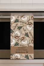Load image into Gallery viewer, HOWDY CHRISTMAS (custom) MICROFIBER - MIDI TOWEL