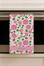 Load image into Gallery viewer, HYDRANGEA HEAVEN (custom) MICROFIBER - MIDI TOWEL