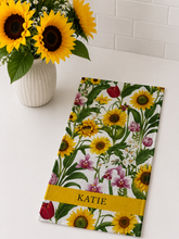 Load image into Gallery viewer, SUNFLOWER OASIS (custom) MICROFIBER - MIDI TOWEL