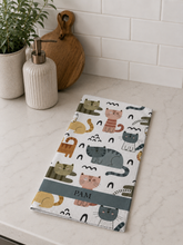 Load image into Gallery viewer, CATS MEOW (custom) MICROFIBER - MIDI TOWEL