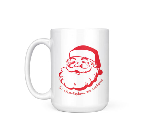 SANTA FACE BELIEVE (custom) - MUG