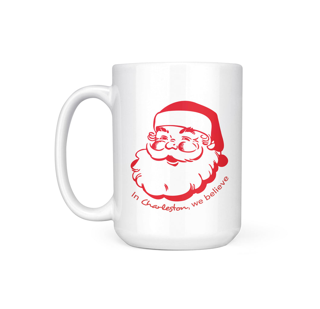 SANTA FACE BELIEVE (custom) - MUG