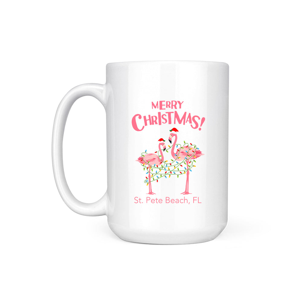 FLAMINGO CHRISTMAS (custom) - MUG