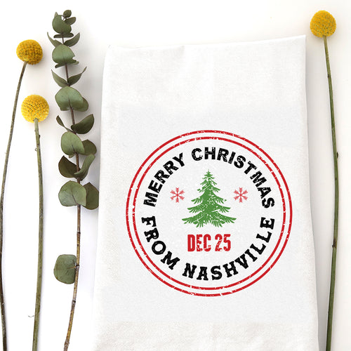 MC STAMP (custom) - TEA TOWEL