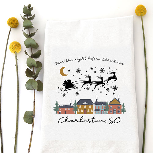 TWAS THE NIGHT BEFORE (custom) - TEA TOWEL