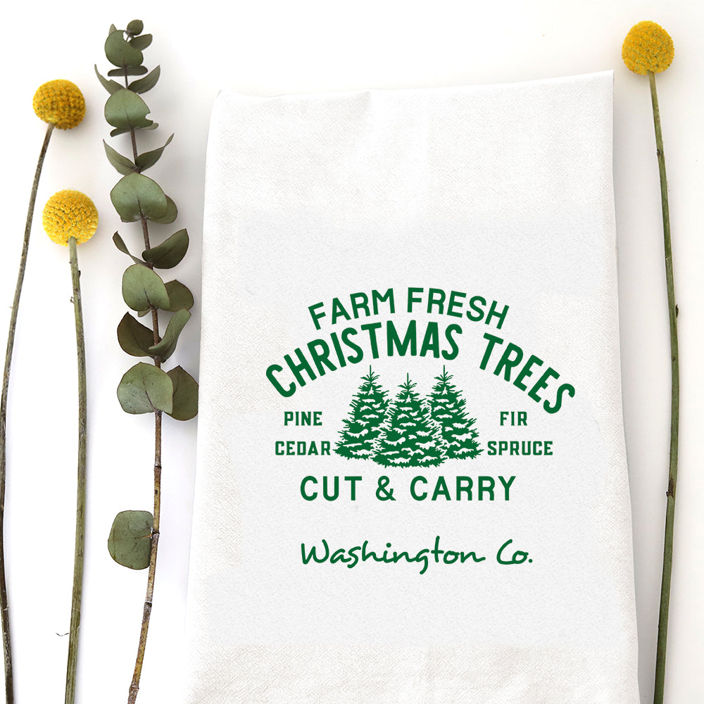 FARM FRESH (custom) - TEA TOWEL