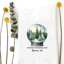 Load image into Gallery viewer, SNOWGLOBE WINTER WONDERLAND (custom) - TEA TOWEL