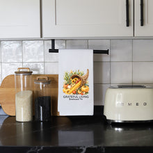 Load image into Gallery viewer, CORNUCOPIA - GRATEFUL (custom) - TEA TOWEL