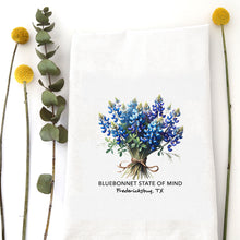 Load image into Gallery viewer, BLUEBONNET BOUQUET (custom) - TEA TOWEL