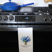 Load image into Gallery viewer, BLUEBONNET BOUQUET (custom) - TEA TOWEL