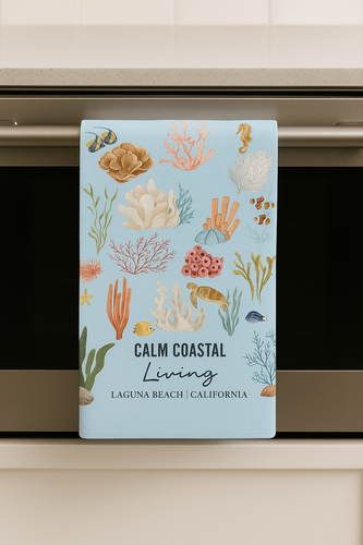 CALM COASTAL LIVING (custom) MICROFIBER - MIDI TOWEL
