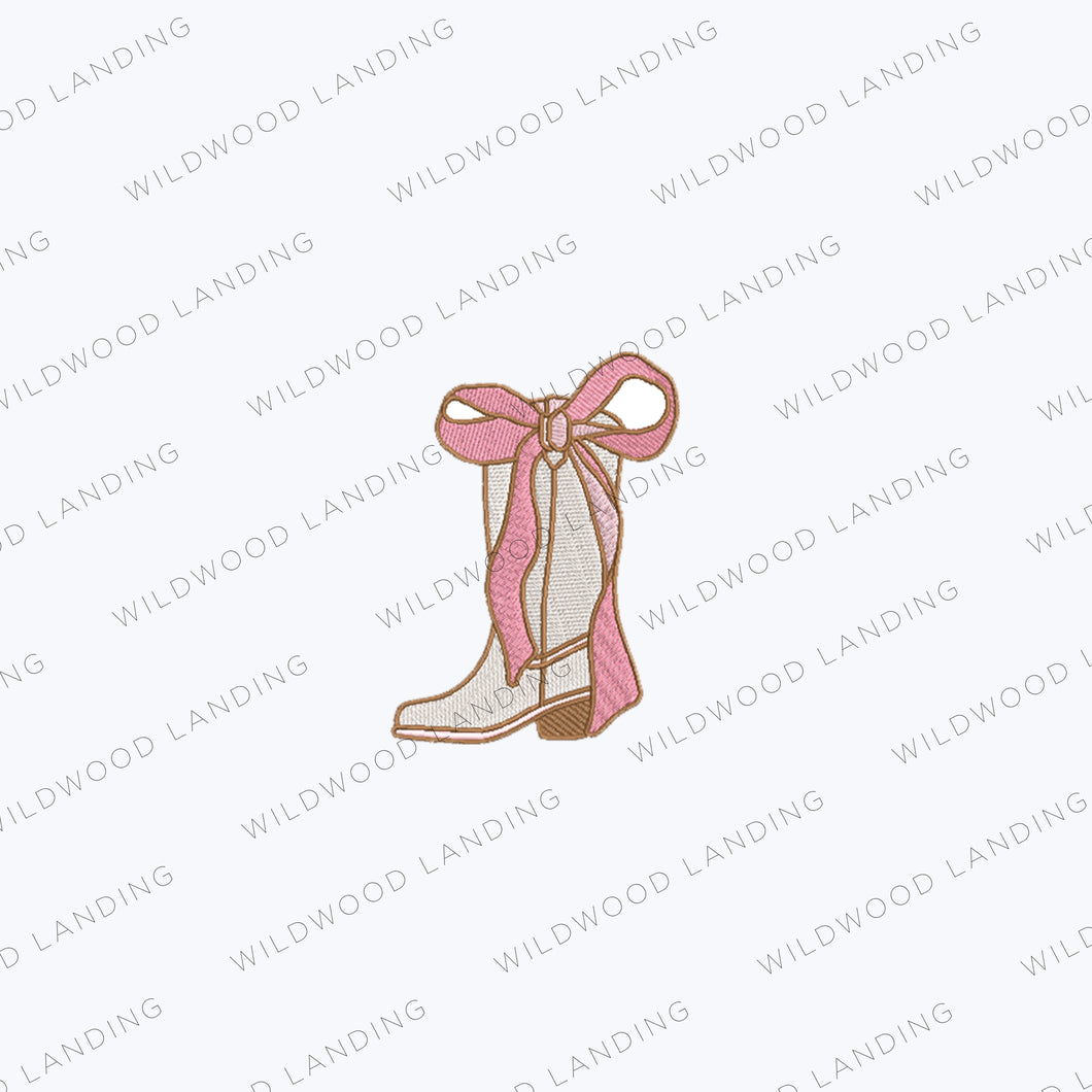 EMB-235: RIBBON BOOTS - ADULT APPAREL