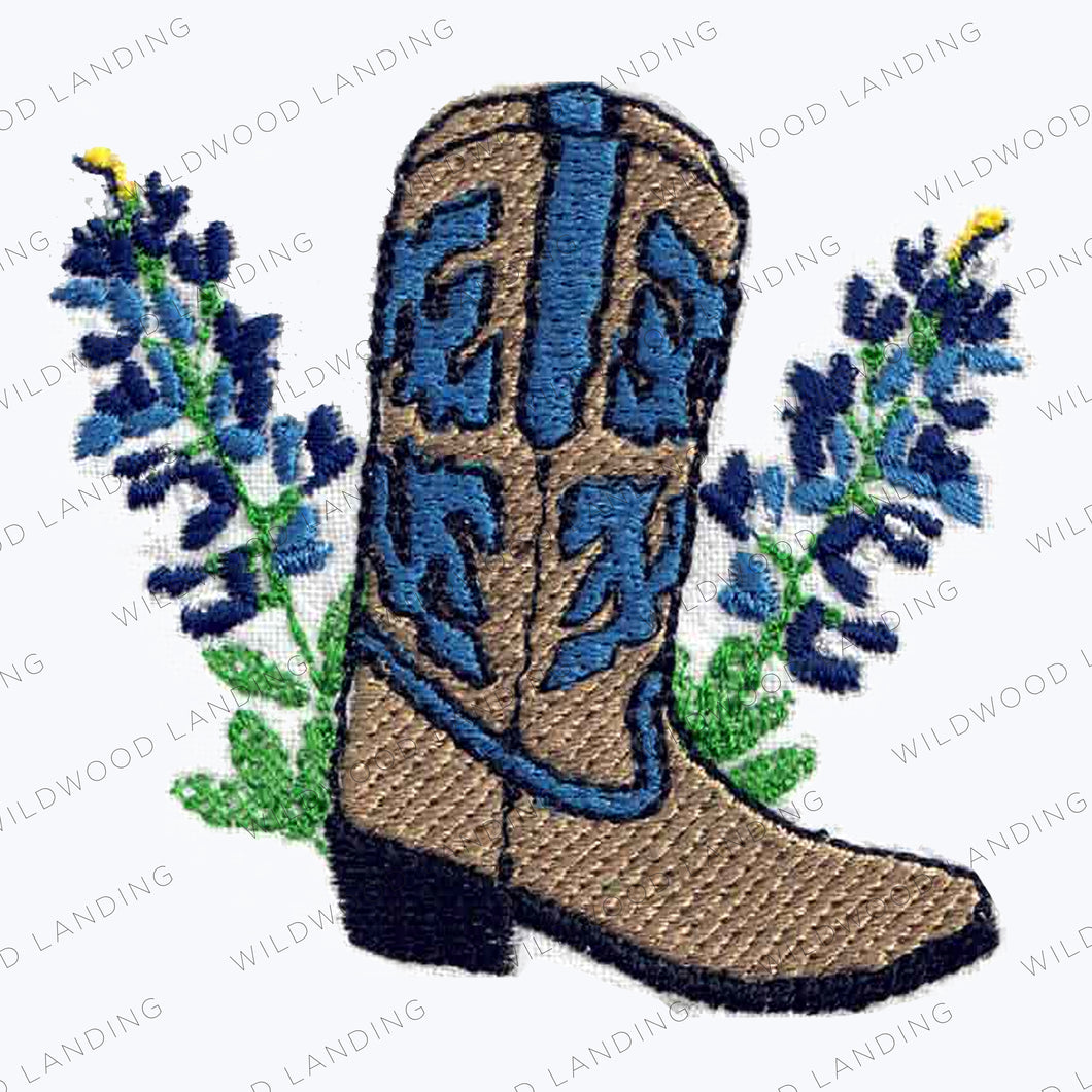 EMB-481: BLUE BONNET BOOT