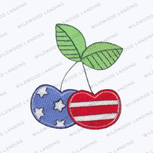 Load image into Gallery viewer, EMB-6495: PATRIOTIC CHERRIES - OTHER