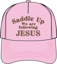 Load image into Gallery viewer, SADDLE UP WITH JESUS - HAT