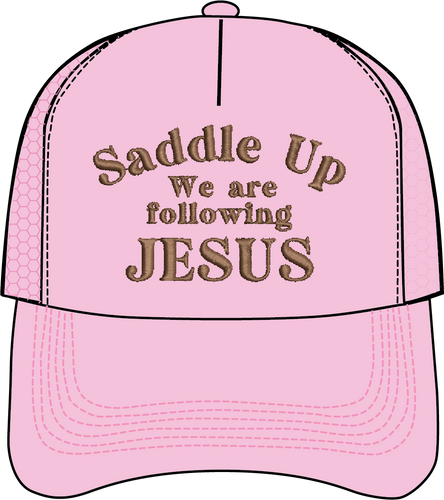 SADDLE UP WITH JESUS - HAT