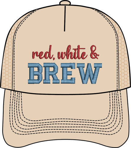 RED, WHITE & BREW - HAT