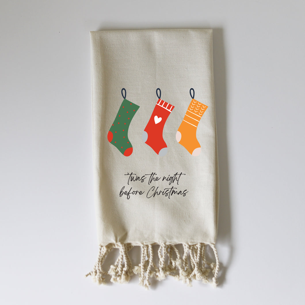 TWAS THE NIGHT BEFORE CHRISTMAS - FRINGE TOWEL