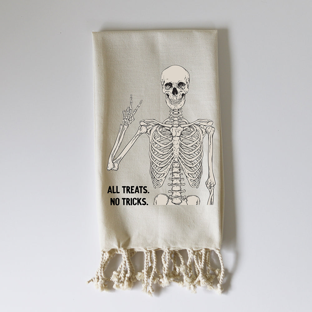 ALL TREATS NO TRICKS - FRINGE TOWEL