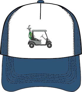 GOLF CART HAT