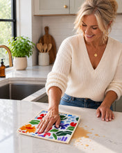 Load image into Gallery viewer, BLOSSOM MICROFIBER - DISH CLOTH