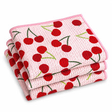 Load image into Gallery viewer, CHERRY MELON MICROFIBER - DISH CLOTH